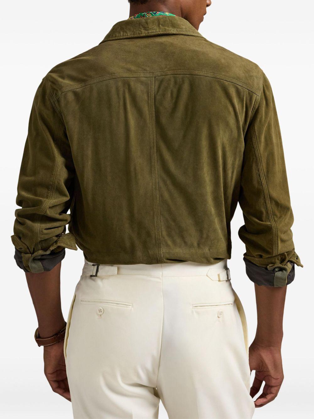 suede overshirt Product Image