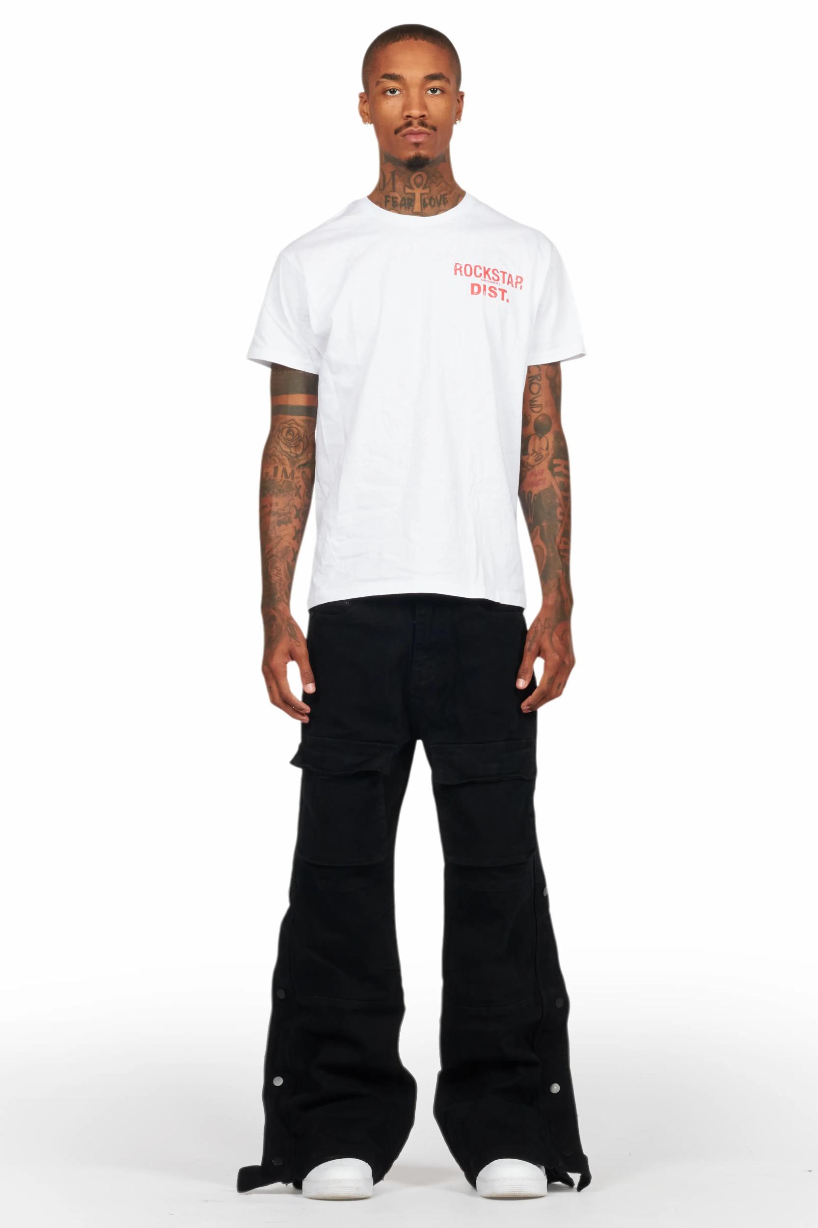 Lake White/Red Graphic T-Shirt Male Product Image