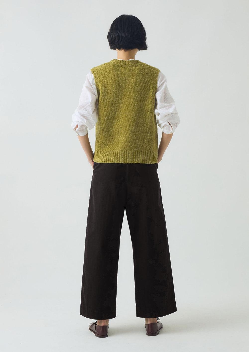 Donegal Merino Tank | Graphite Product Image