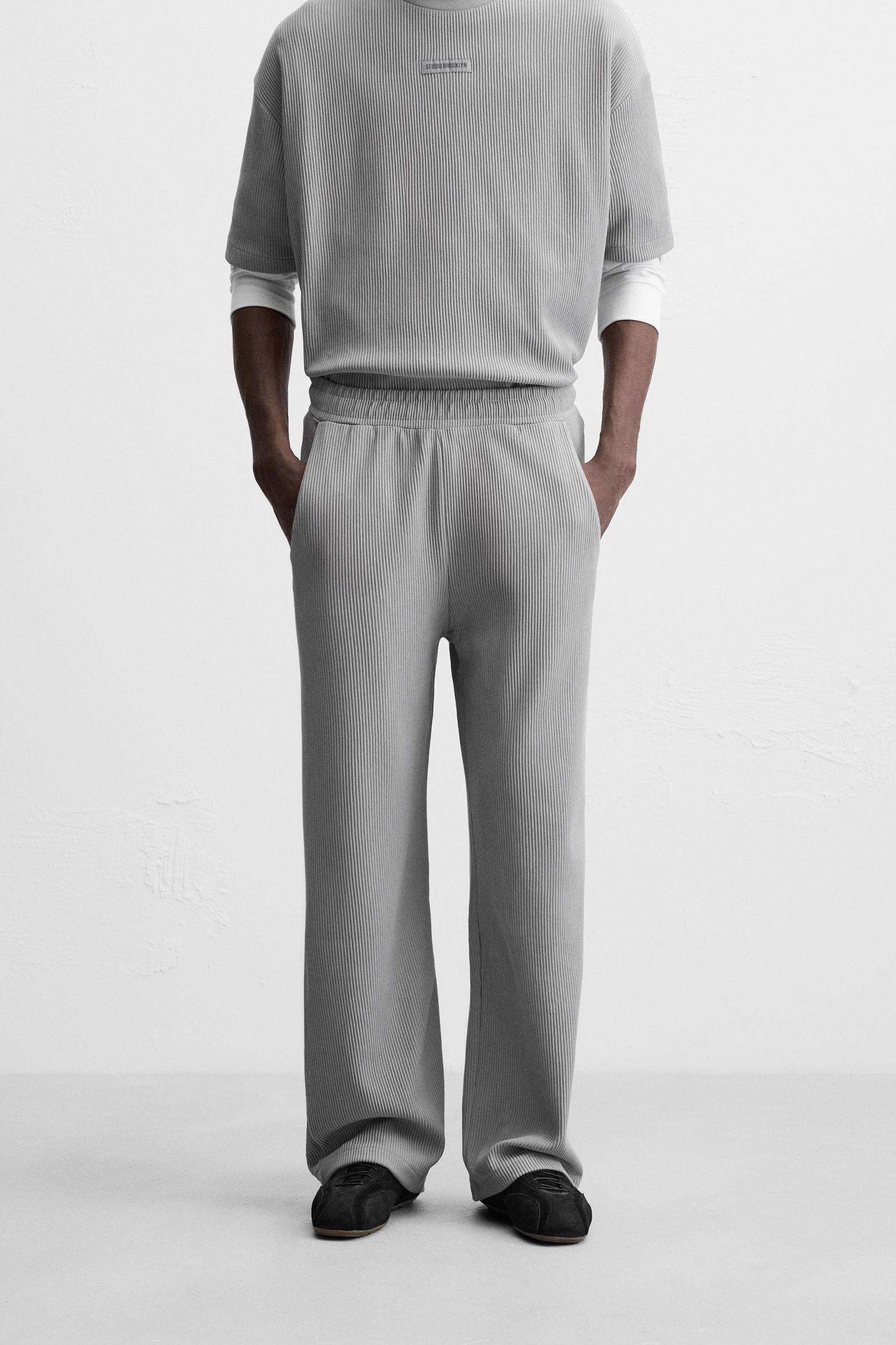 TEXTURED JOGGER PANTS Product Image