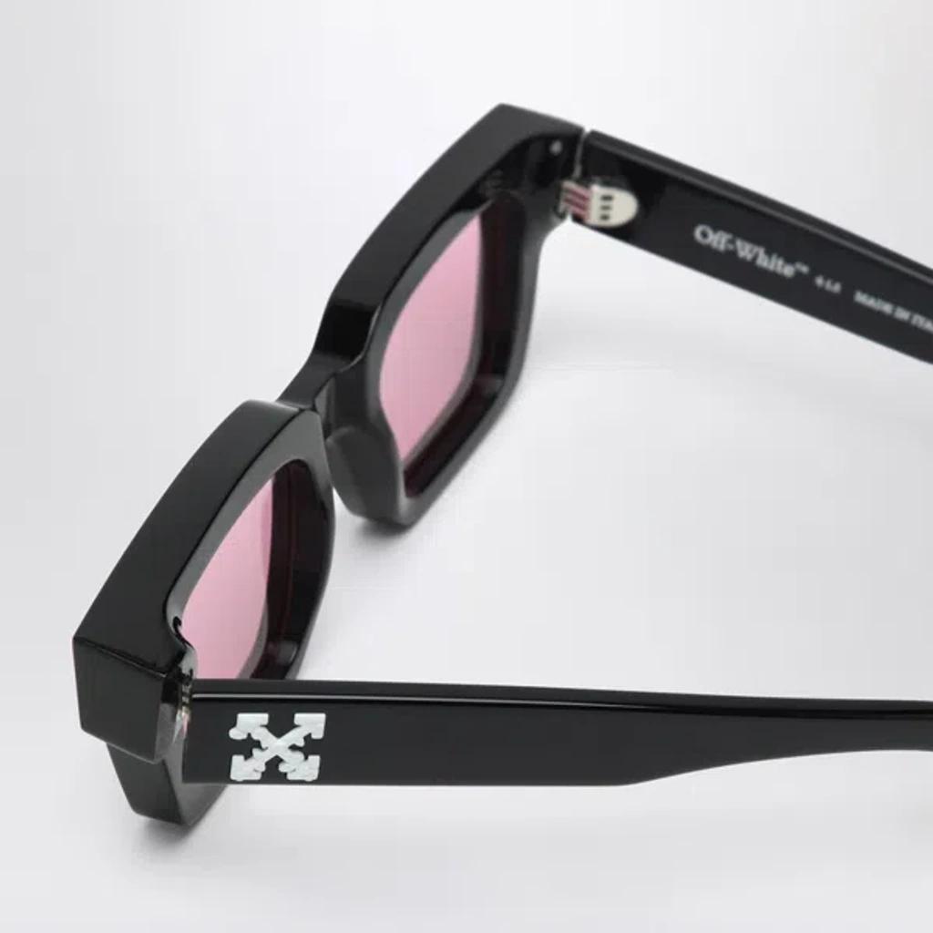 OFF-WHITE Virgil Rectangular Sunglasses In Pink Product Image