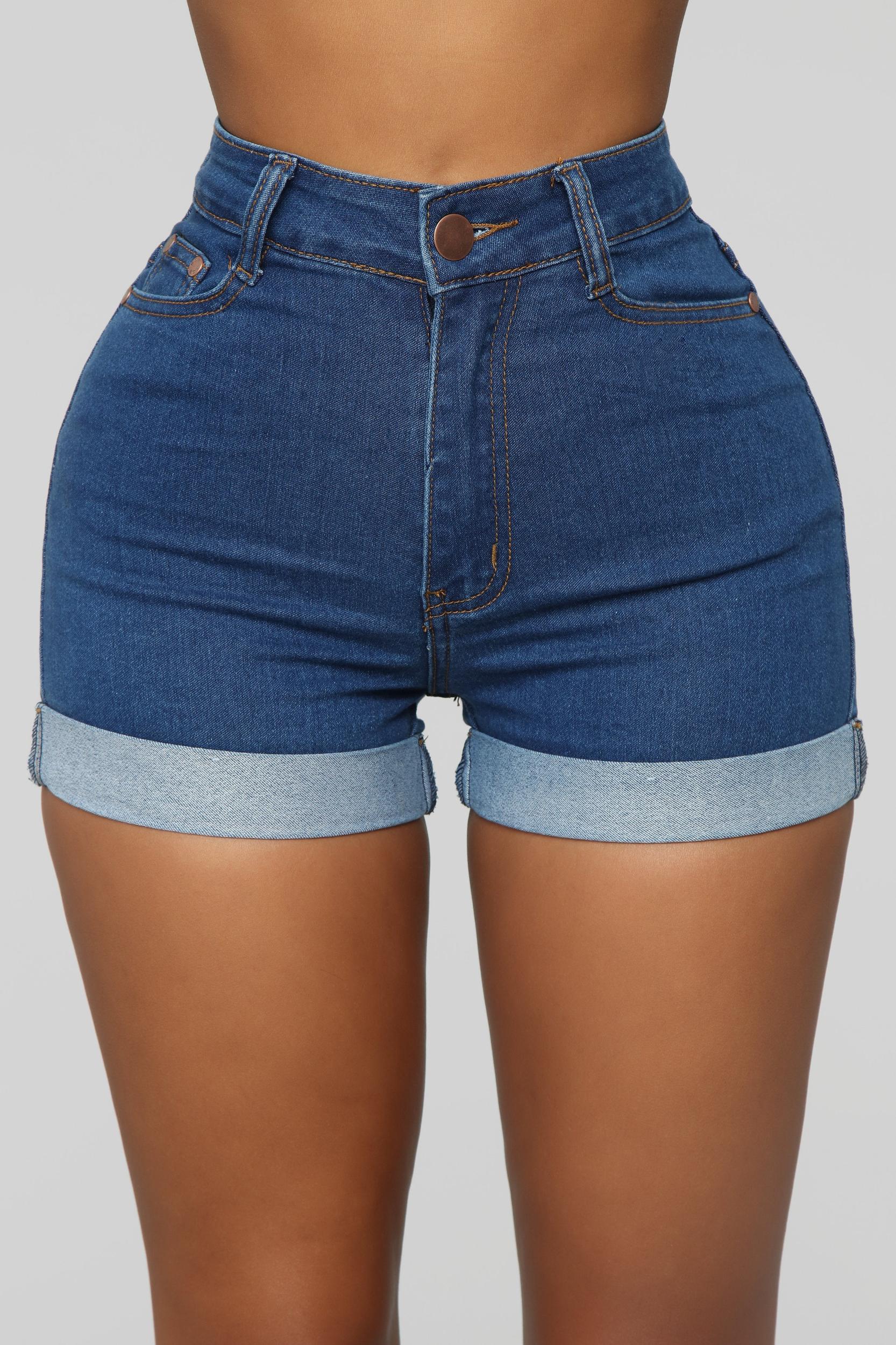Carter Denim Shorts - MediumWash Product Image