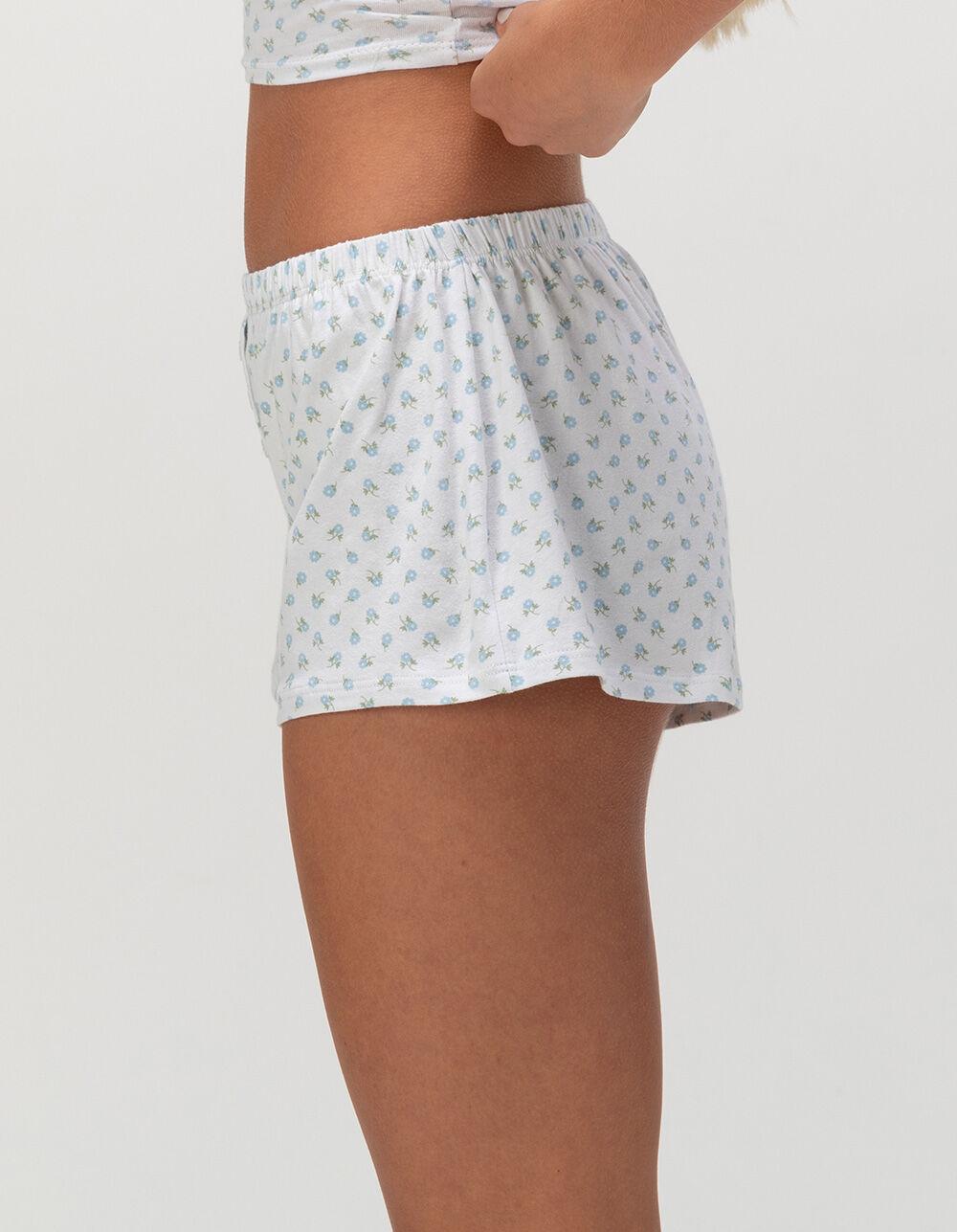 FULL TILT Button Front Womens Shorts - BLUE COMBO Product Image