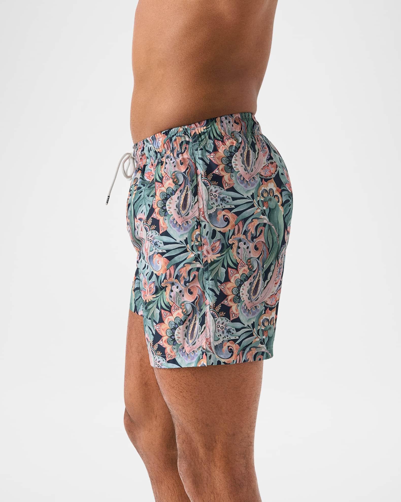 Men's Floral Swim Trunks Product Image