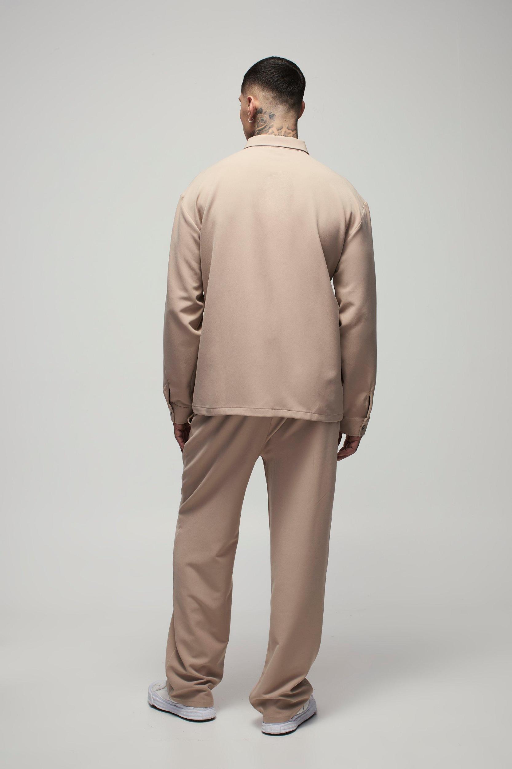 Tall Stretch Woven Relaxed Fit Pants | boohooMAN USA Product Image