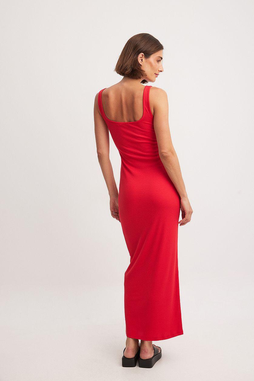Soft Ribbed Maxi Dress Product Image