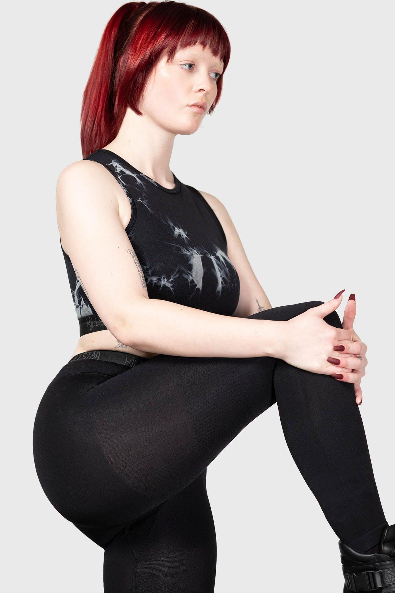 Vampyre Lunge Panelled Leggings - Resurrect Female Product Image