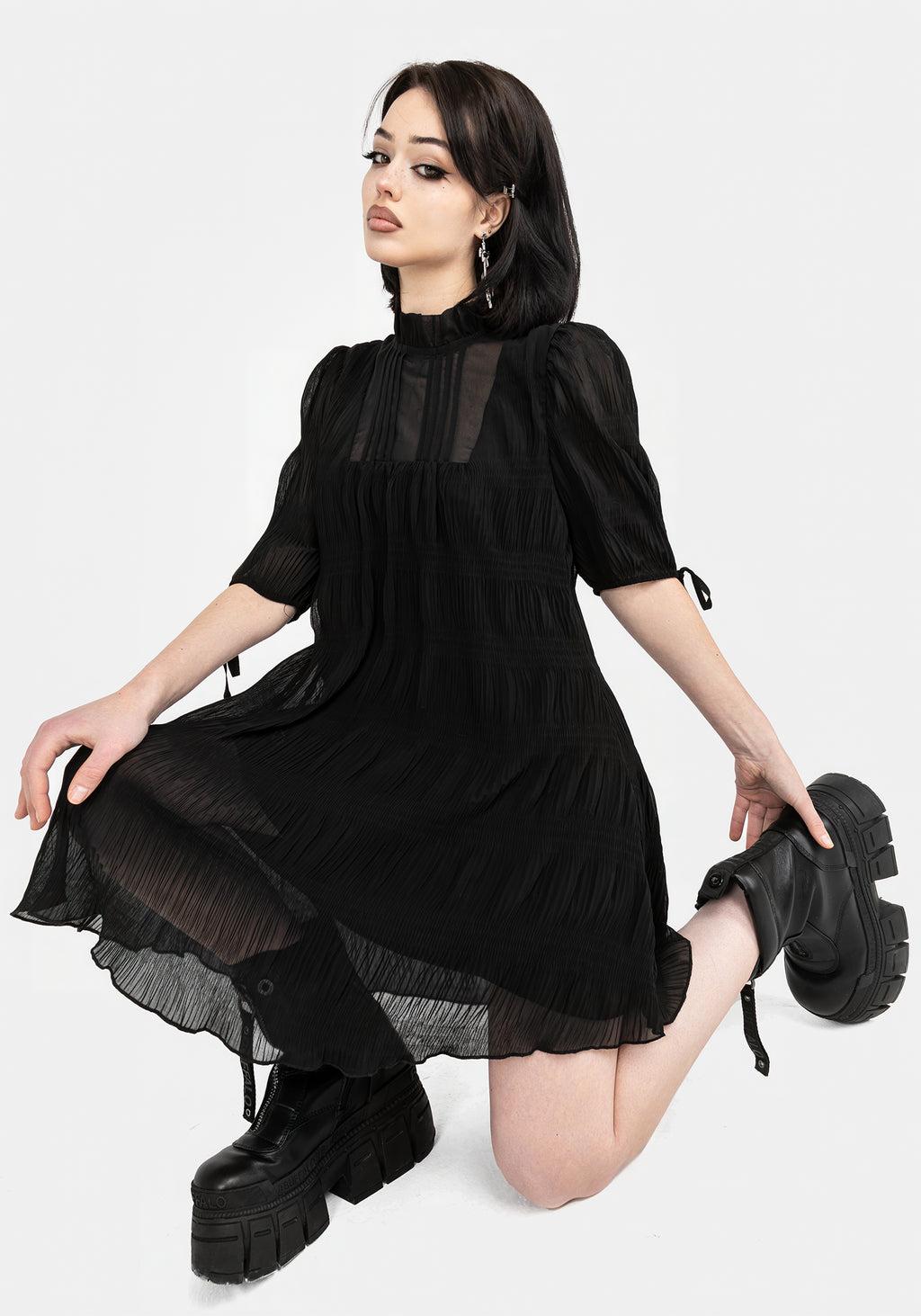 Marianna Chiffon Mini Dress Product Image
