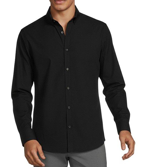 Murano Wardrobe Essentials Ultimate Modern Comfort Stretch Solid Long Sleeve Woven Shirt Product Image