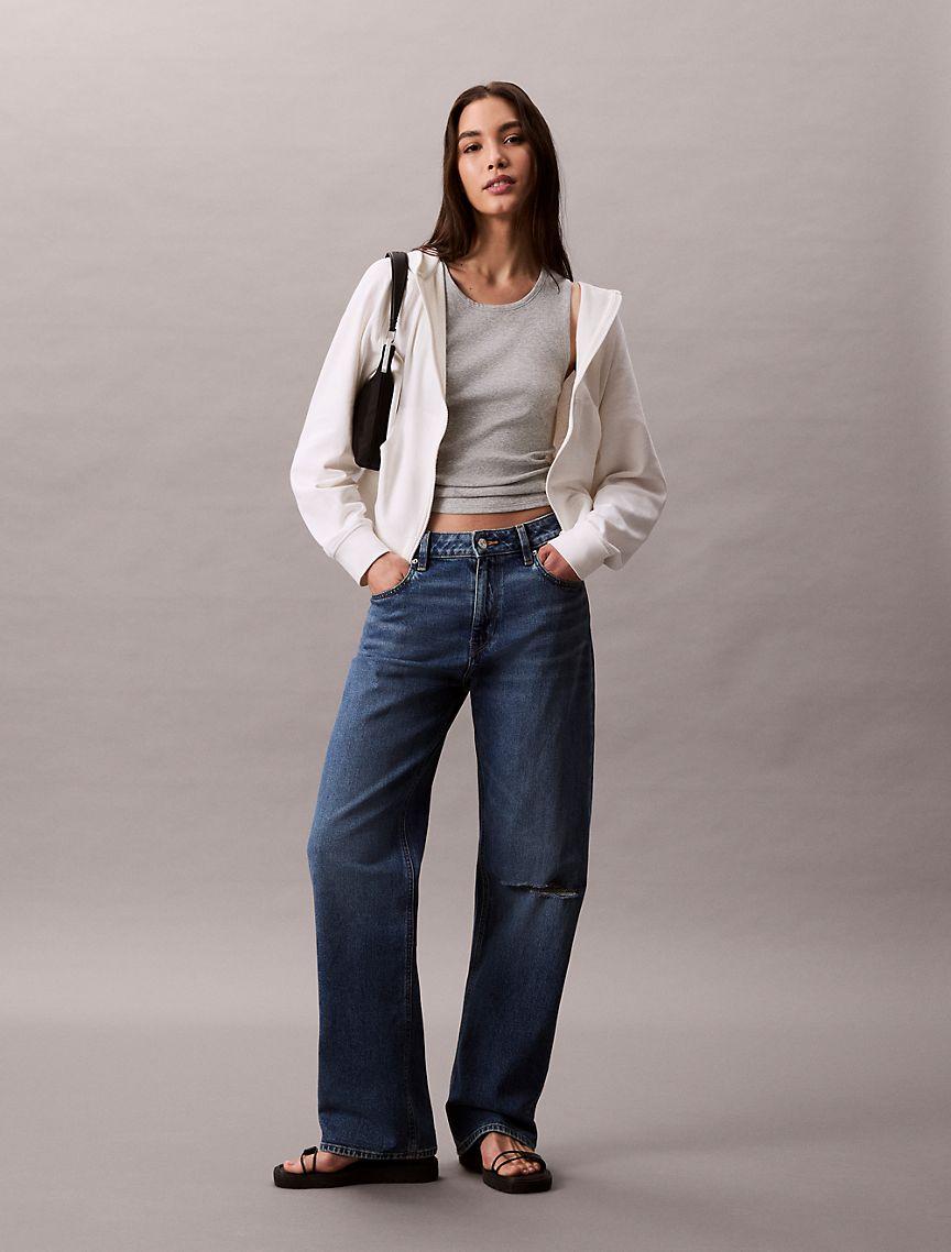 French Terry Zip Hoodie Product Image