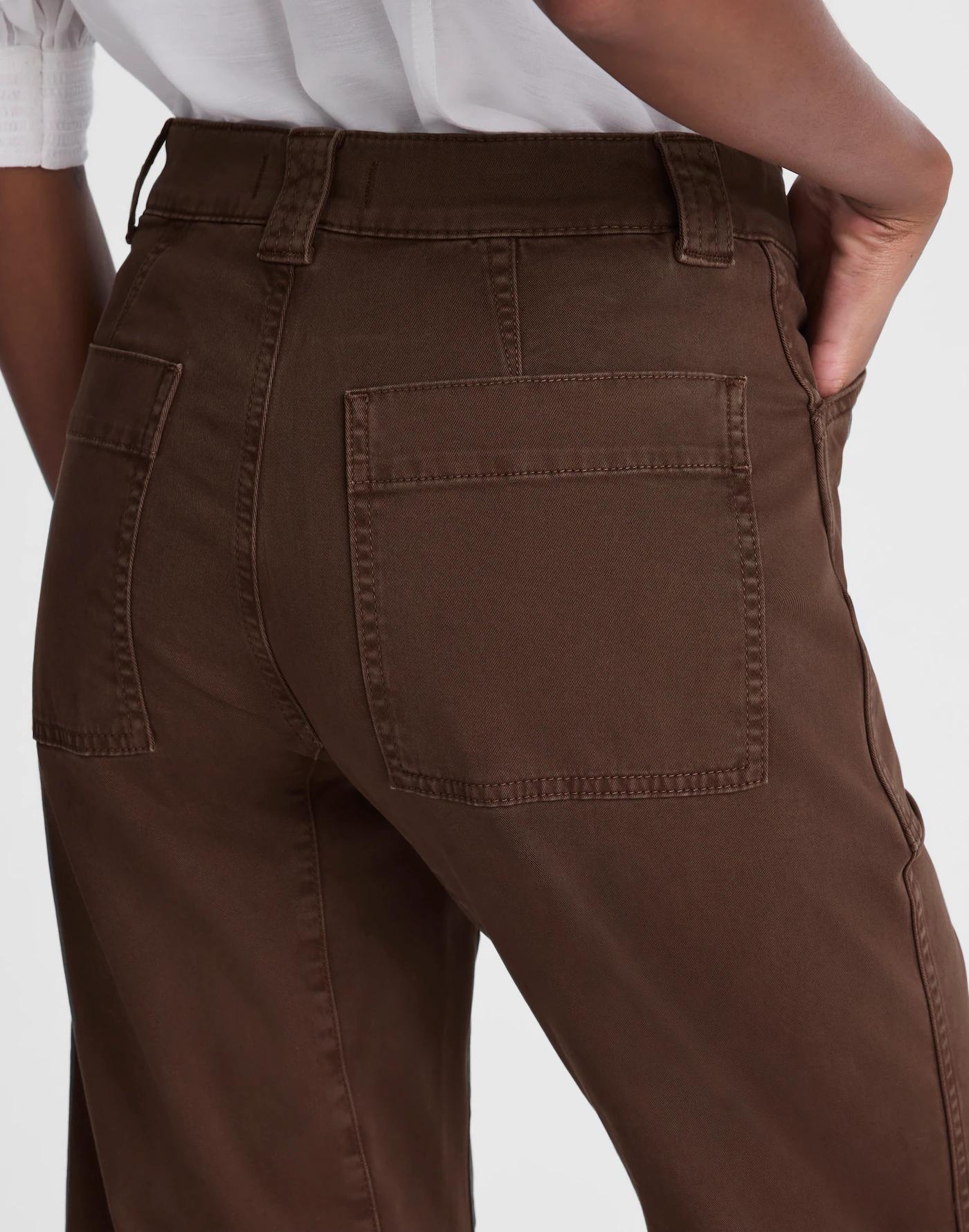 The Darted Barrel-Leg Utility Pant Product Image