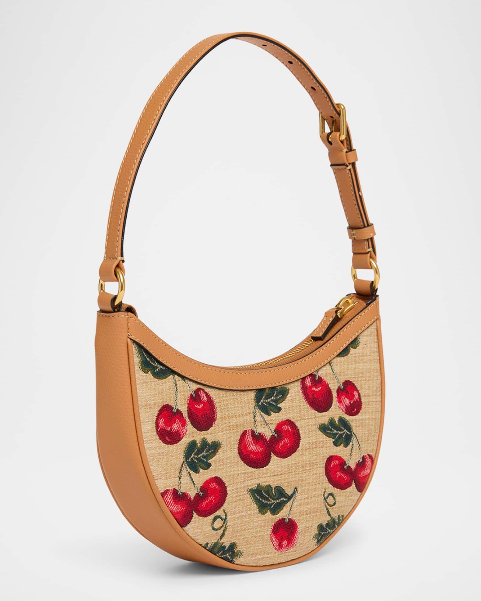 VLOGO Signature Mini Cherries Jacquard Shoulder Bag Product Image