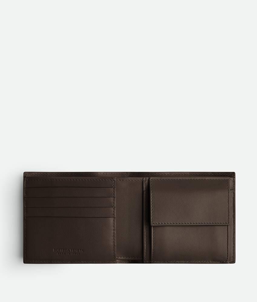 Men's Intrecciato Bi-Fold Wallet With Coin Purse in Fondant Product Image