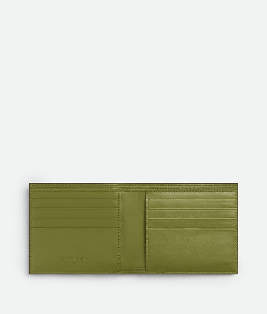 Men's Intrecciato Bi-Fold Wallet in Fondant/matcha Product Image