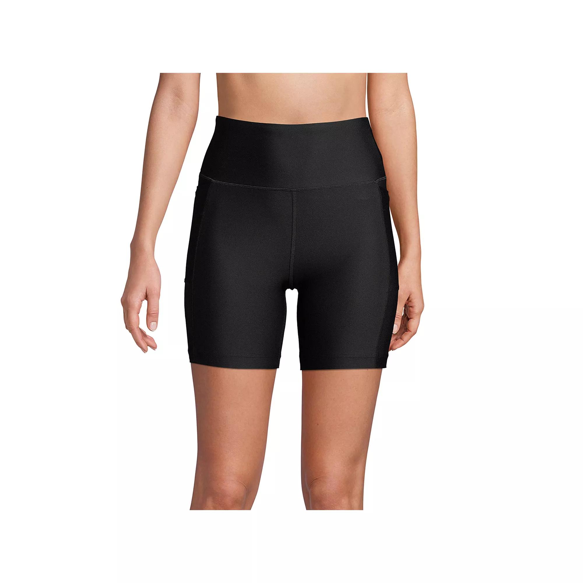 Women's Lands' End 6" Chlorine-Resistant UPF 50 Swim Shorts,  Product Image