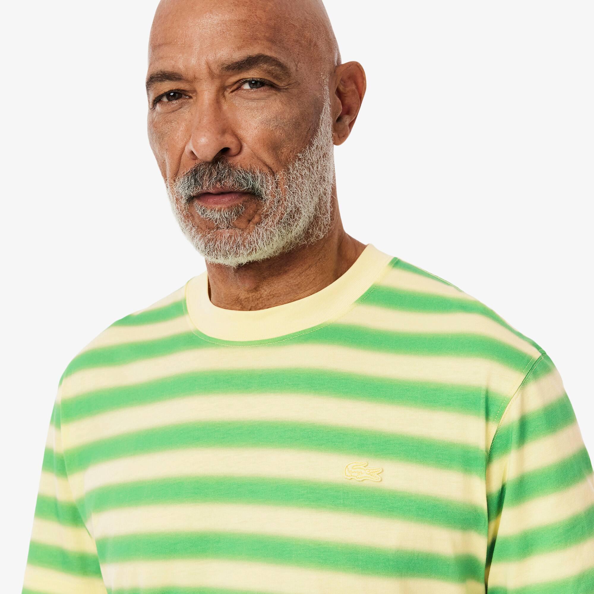 Stripe Print Jersey T-shirt Product Image