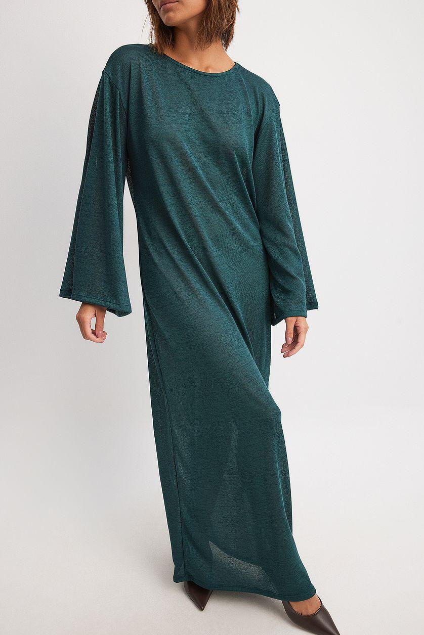 Wide Sleeve Maxi Dress Product Image