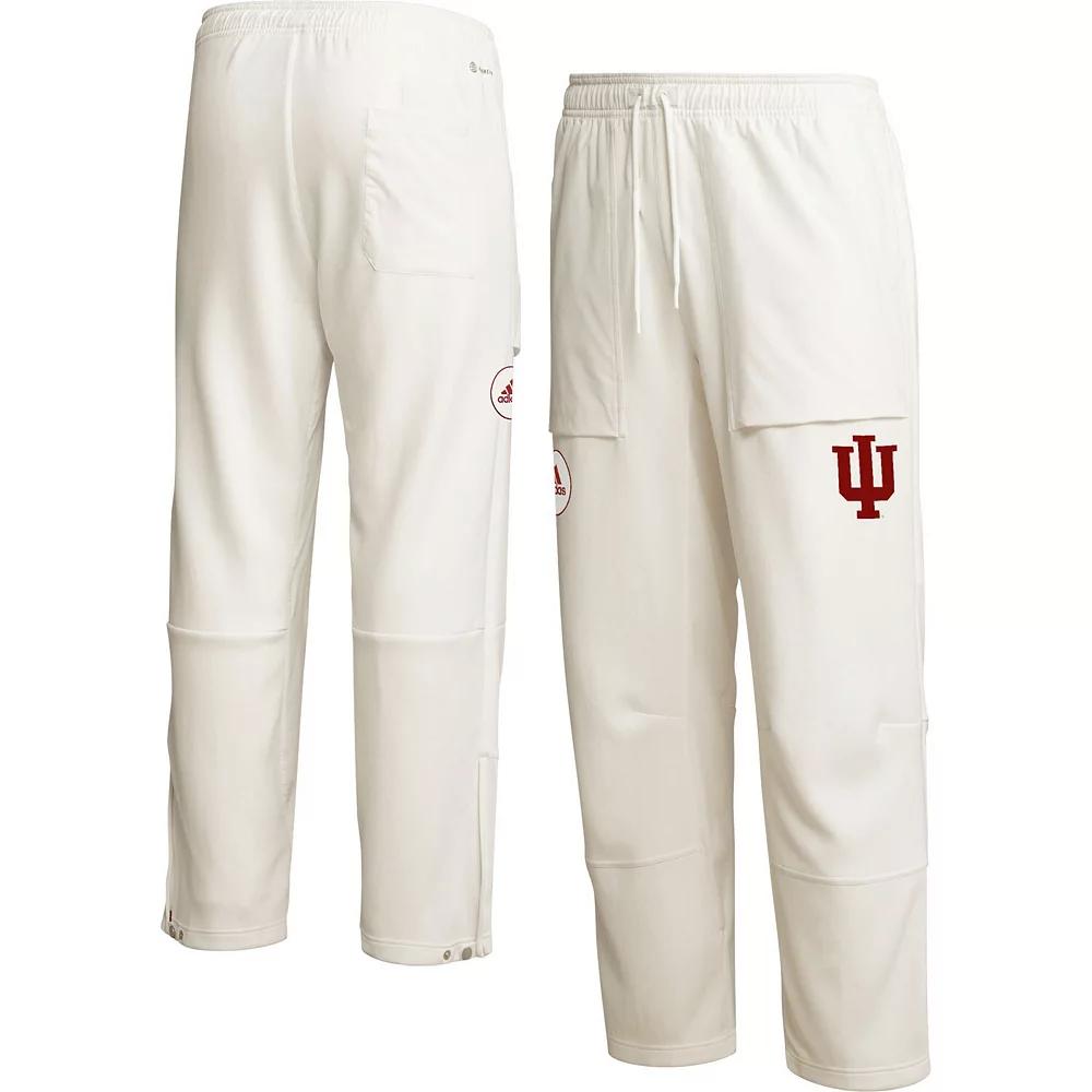 Men's adidas Cream Indiana Hoosiers Zero Dye AEROREADY Pants, Size: 2XL, Beige Product Image