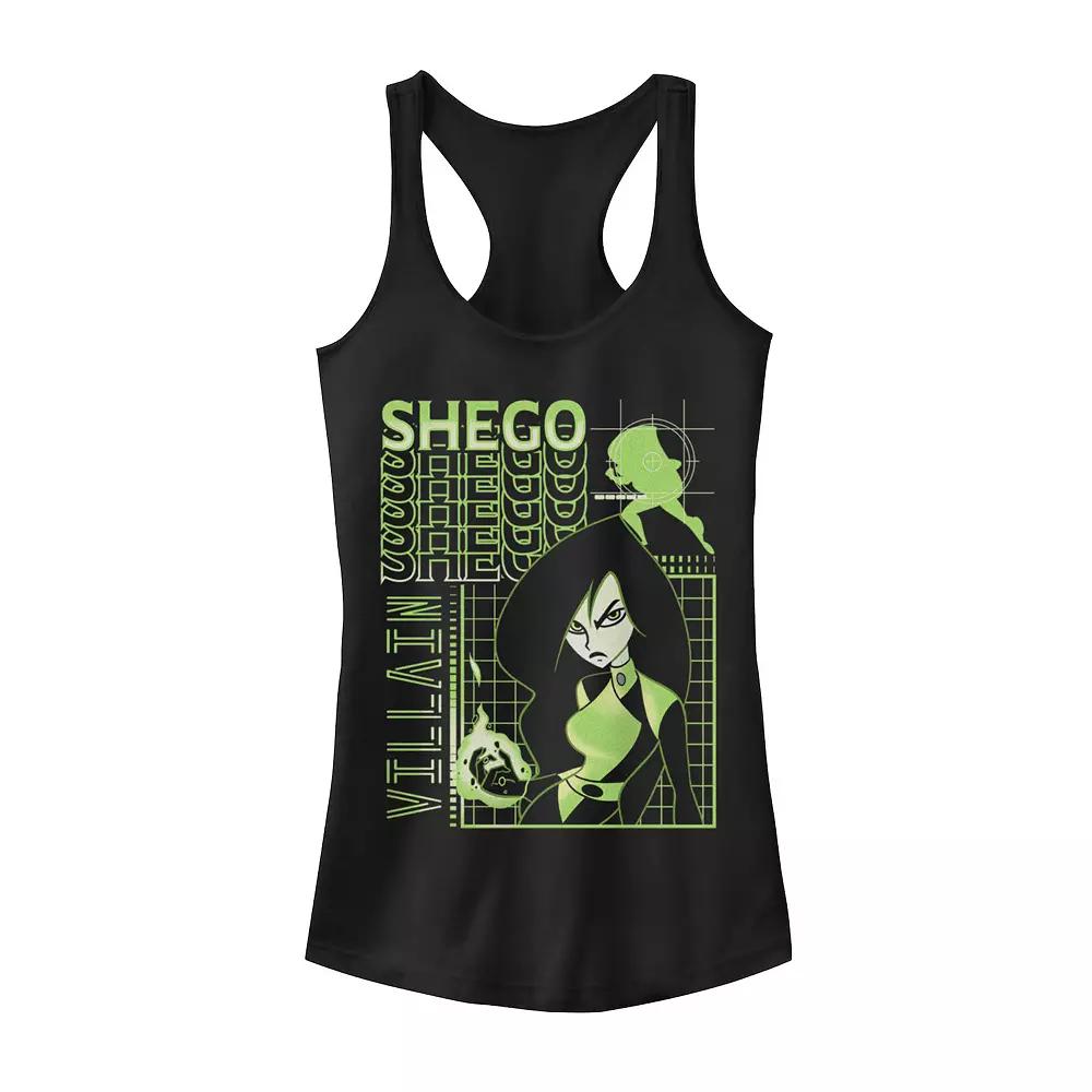 Disney's Kim Possible Juniors' Shego Spy Techware Racerback Graphic Tank Top, Girl's,  Product Image
