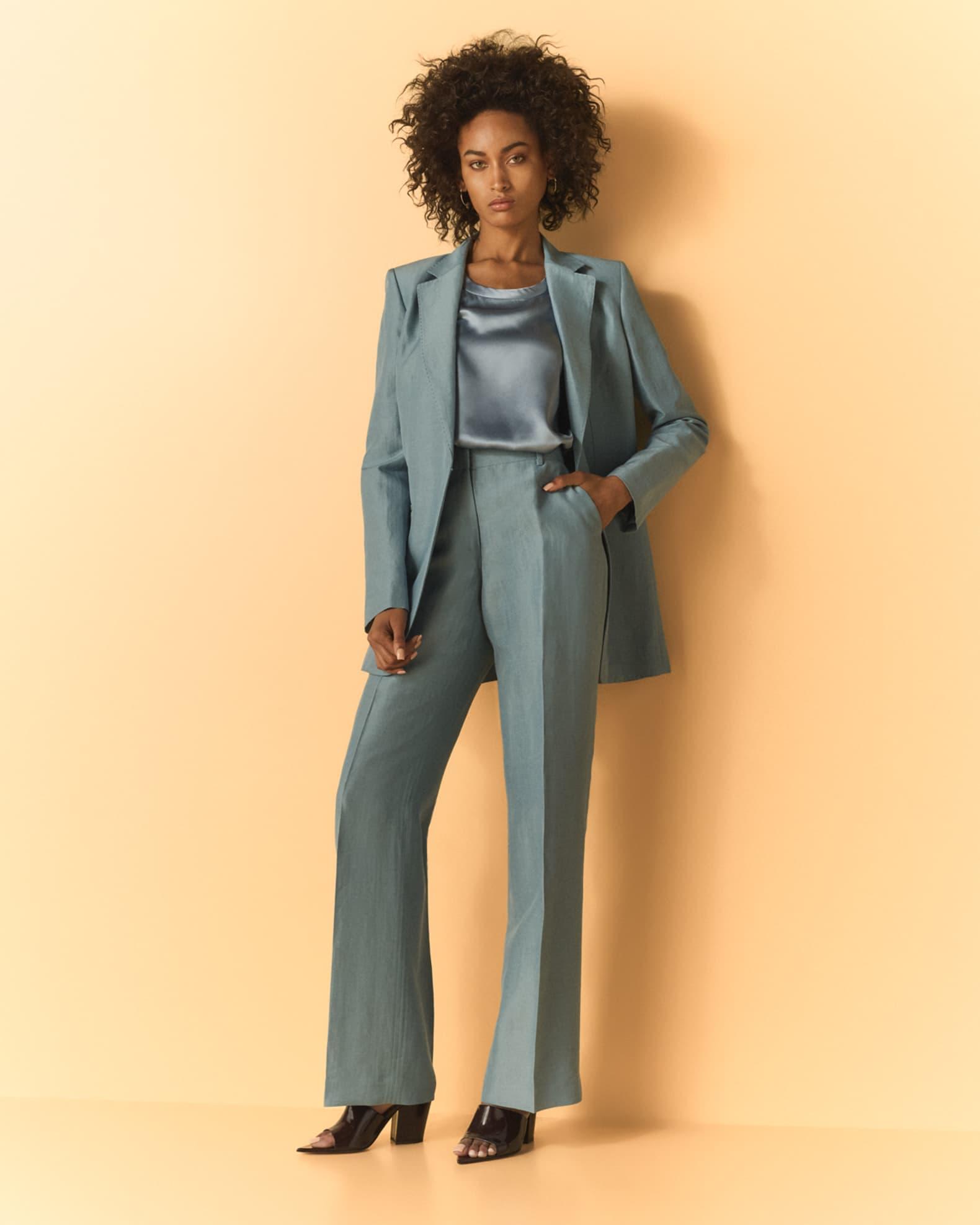 Elongated Pick Stitch Blazer Product Image