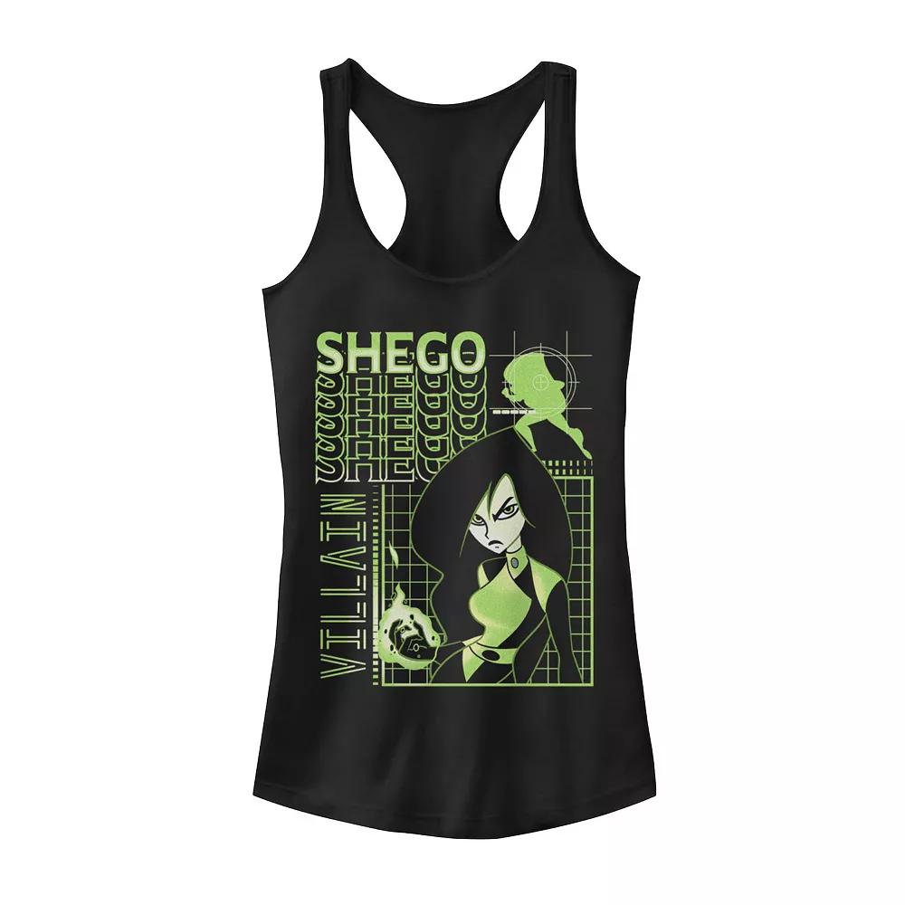 Disney's Kim Possible Juniors' Shego Spy Techware Racerback Graphic Tank Top, Girl's,  Product Image