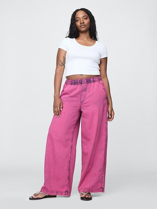 Mid Rise UltraSoft Easy Baggy Jeans Product Image