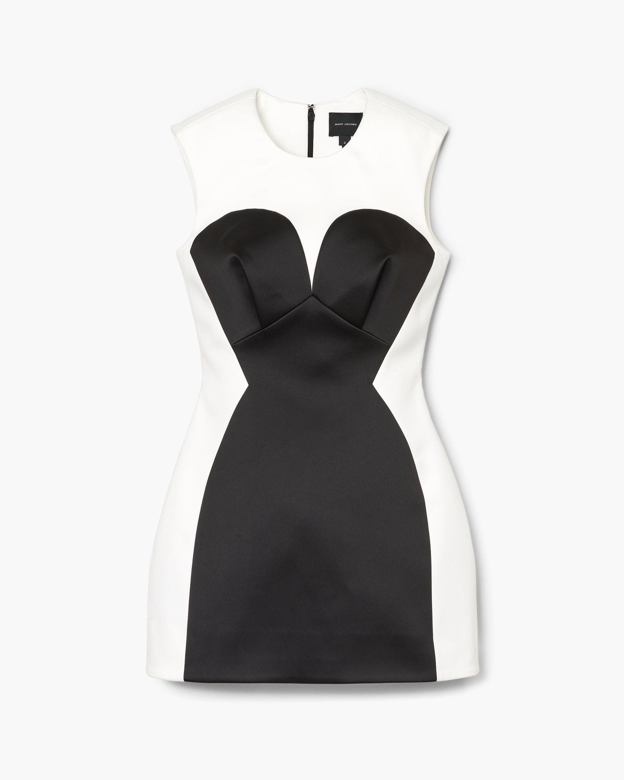 Seamed Up Satin Dress Product Image