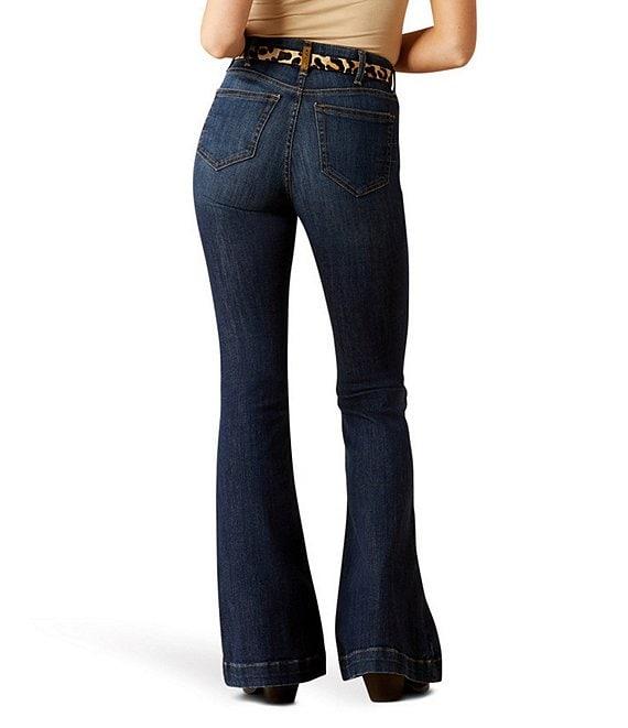 Ariat Alexa Stretch Denim Slim Fit High-Rise Flare Jeans Product Image