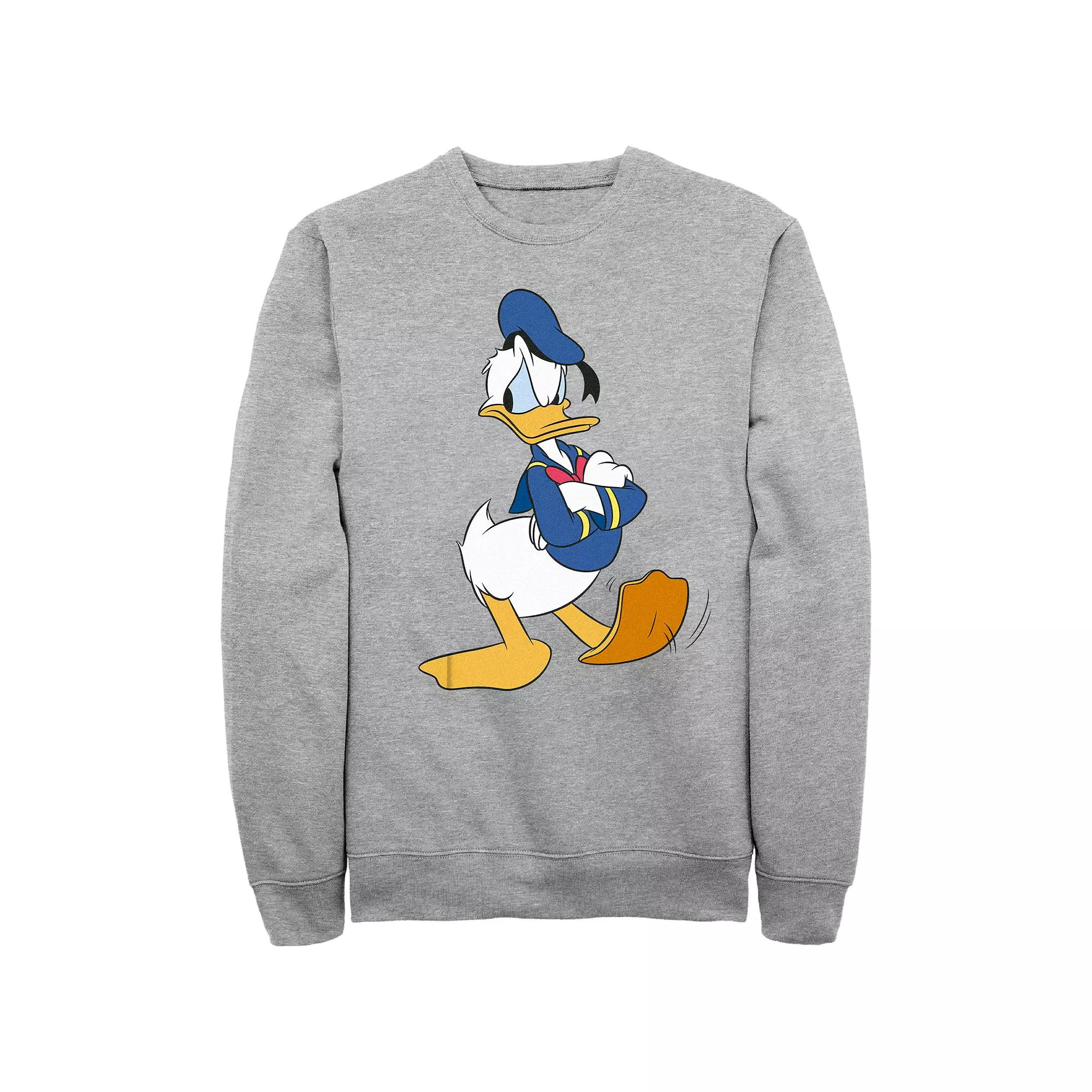Disney's Donald Duck Men's Angry Tapping Foot Fleece Sweatshirt,  Product Image