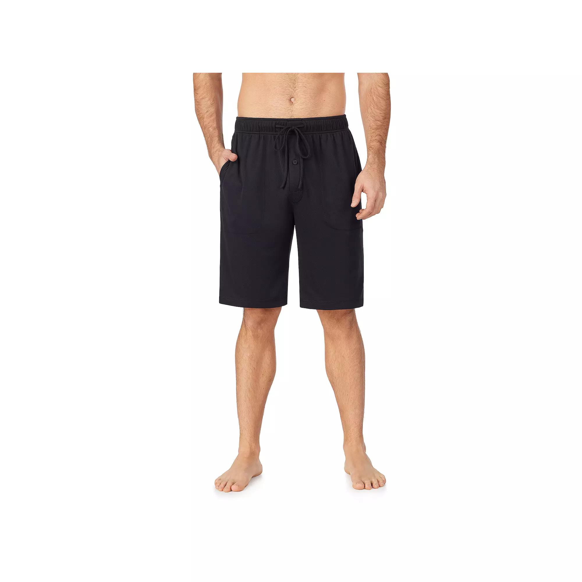 Men's Cuddl Duds® Far-Infrared Enhance Pajama Shorts, Size: XL, Black Product Image