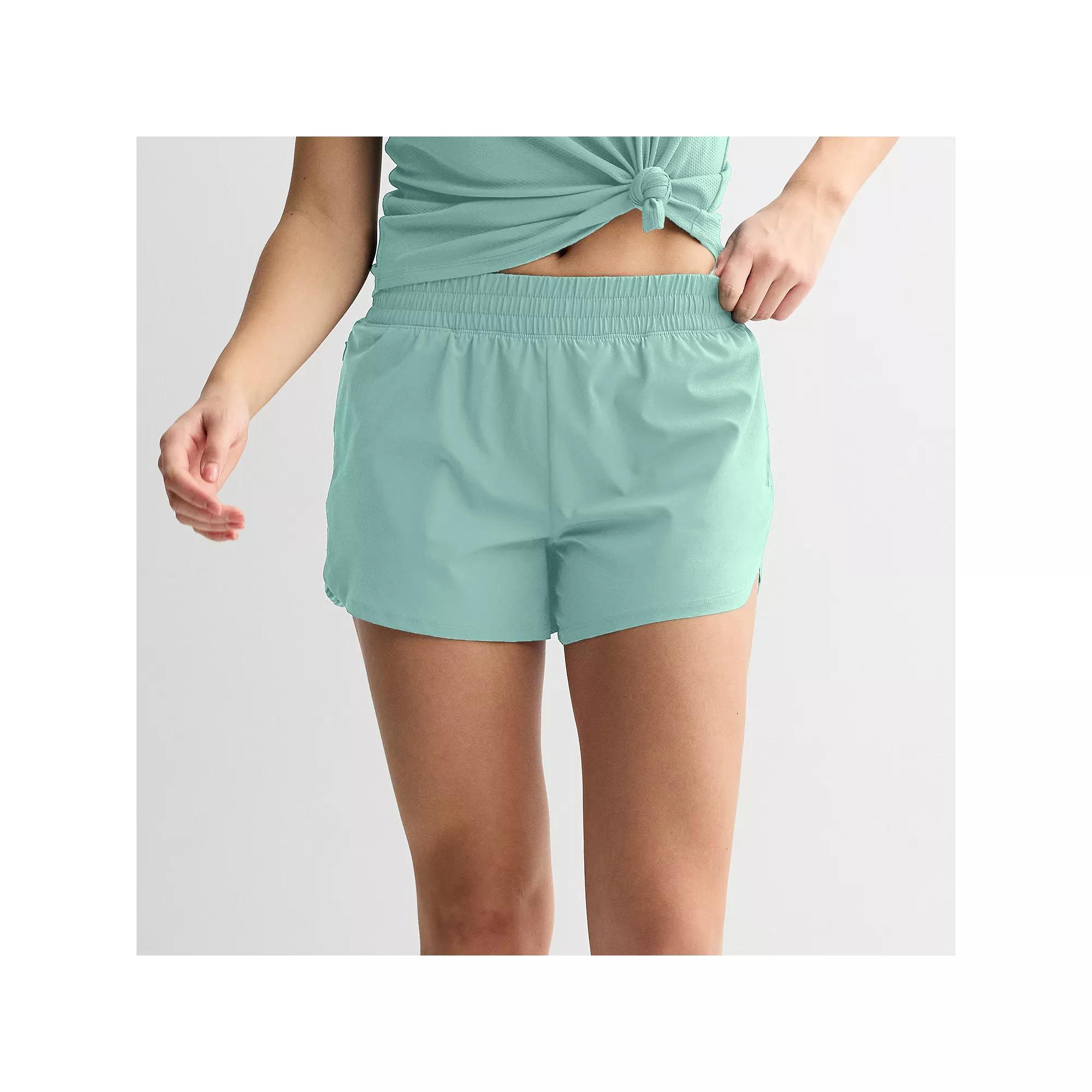 Women's Tek Gear Woven Run Shorts,  Product Image