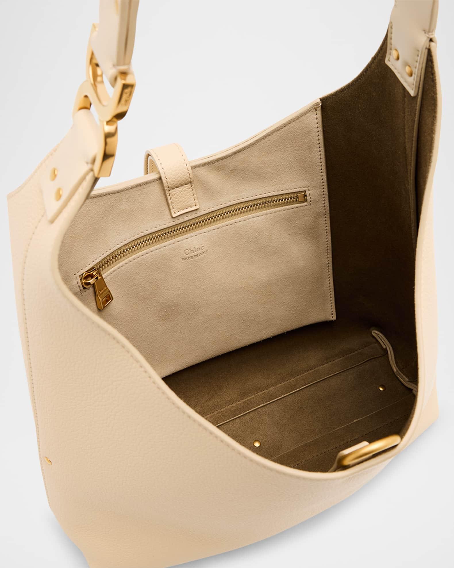 Marcie Small Hobo Bag in Grained Calfskin Product Image