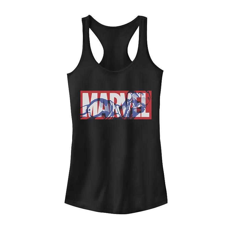 Juniors' Marvel X-Men Wolverine Logo Fill Graphic Tank Top, Girl's,  Product Image