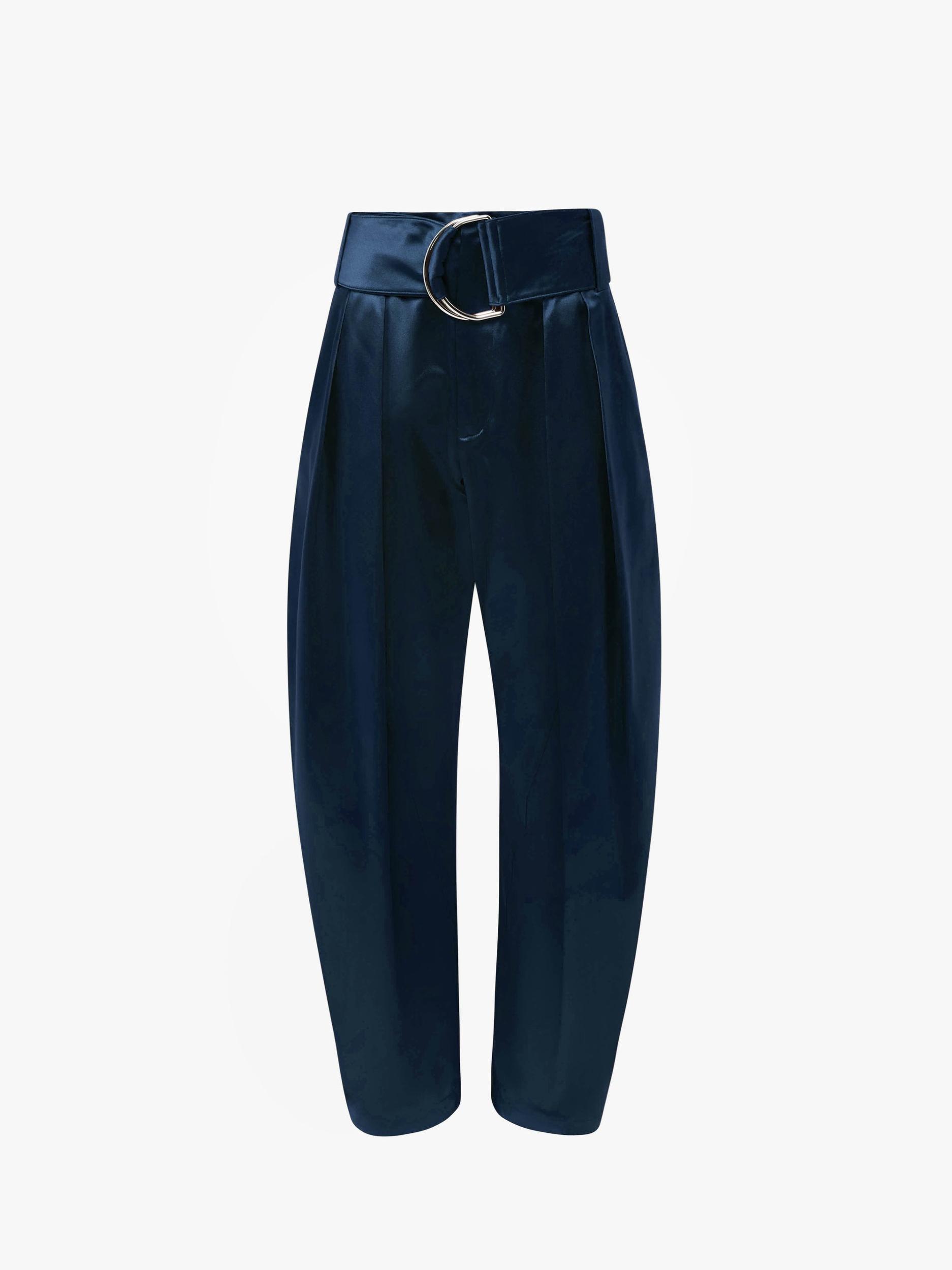 PLEATED D-RING TROUSERS Product Image