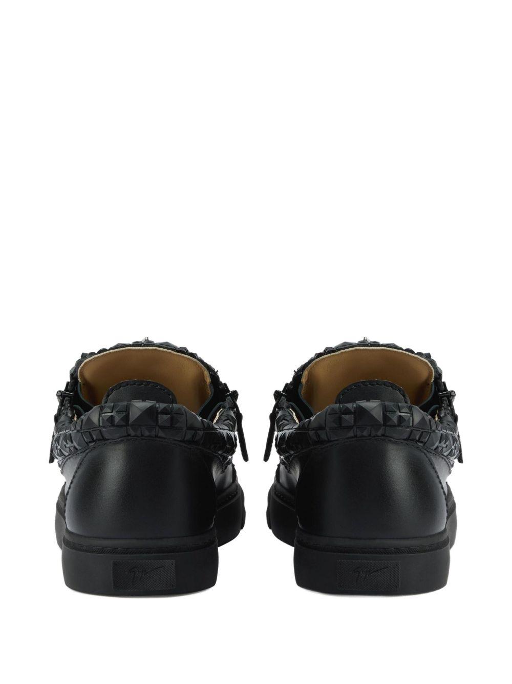 The Manhattan zip-detail woven sneakers Product Image