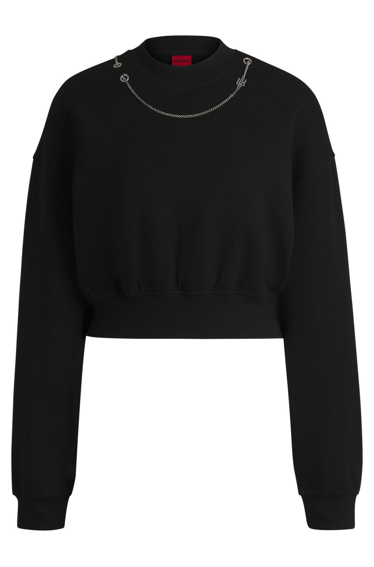 Sweatshirt with detachable signature chain Product Image