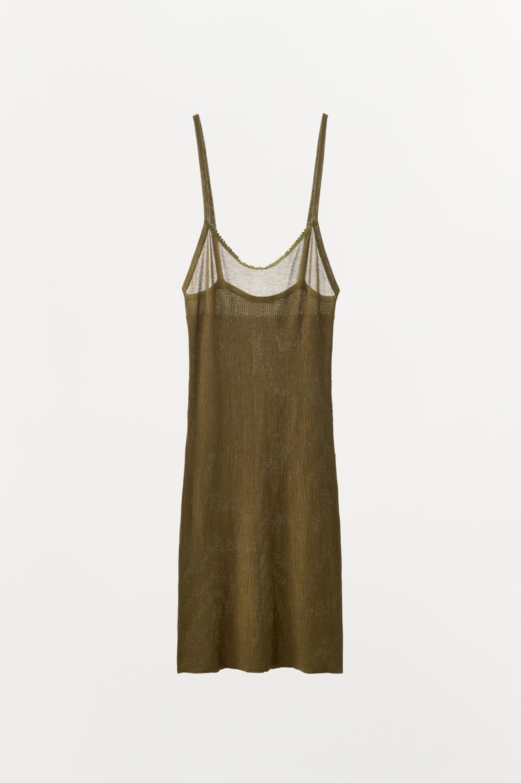 RIB KNIT MINI DRESS Product Image