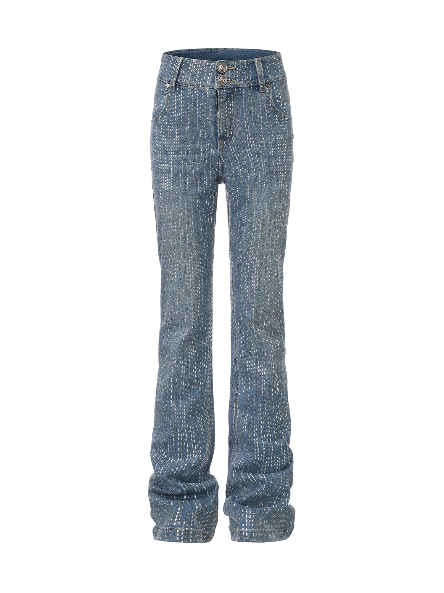 Lexi Low-Rise Light Blue Denim Mini Skirt Product Image