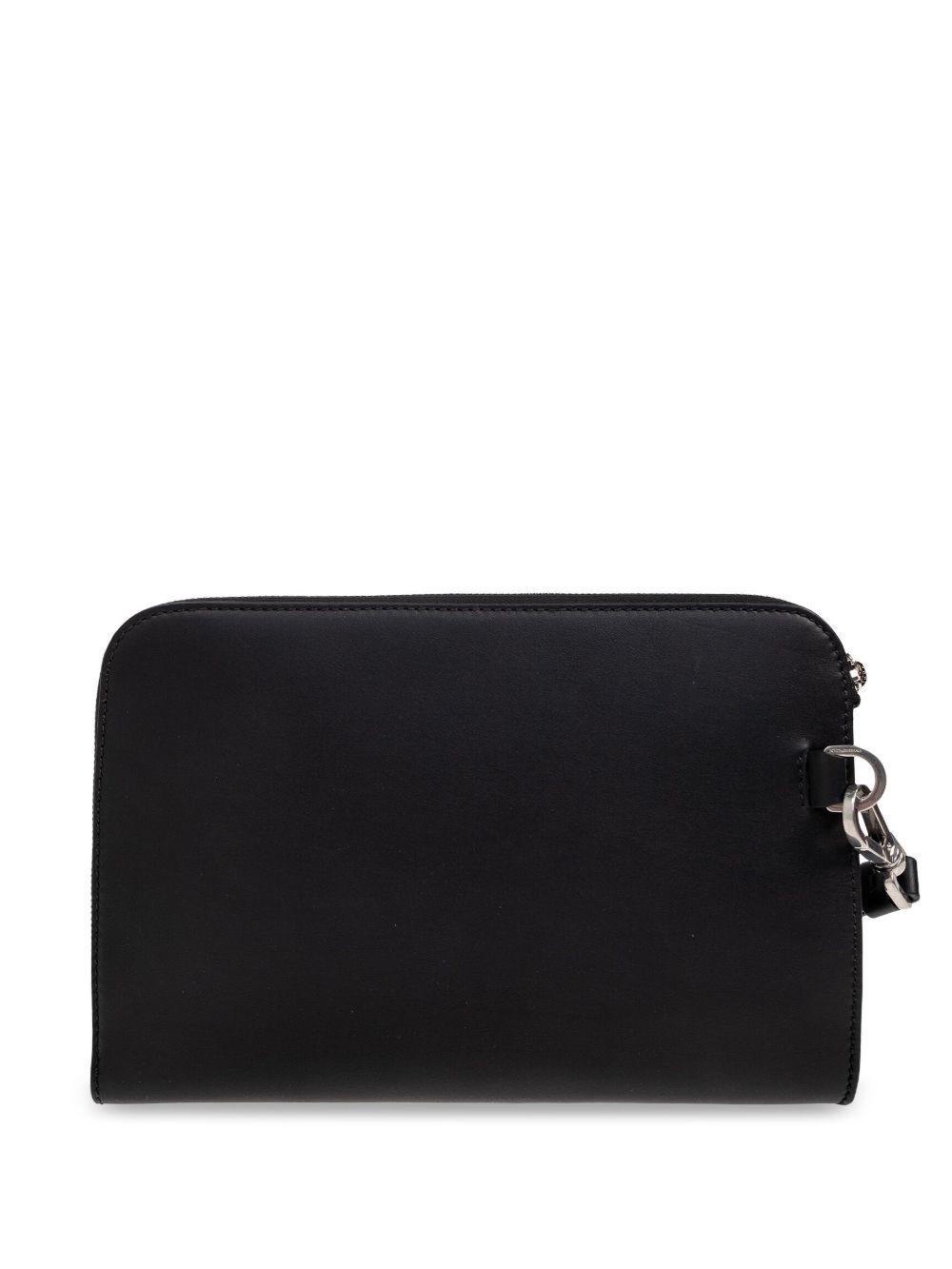 leather clutch bag Product Image