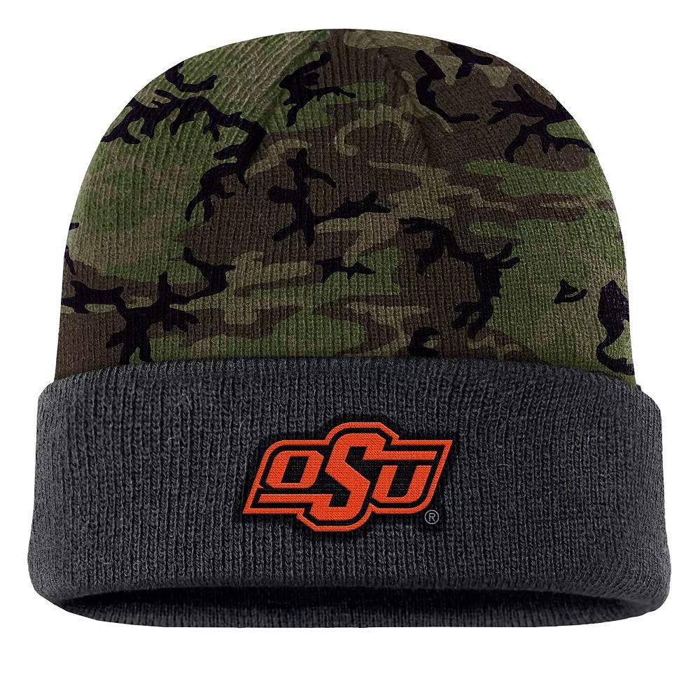 Men's Nike  Camo Syracuse Orange Military Appreciation Cuffed Knit Hat, Green Product Image