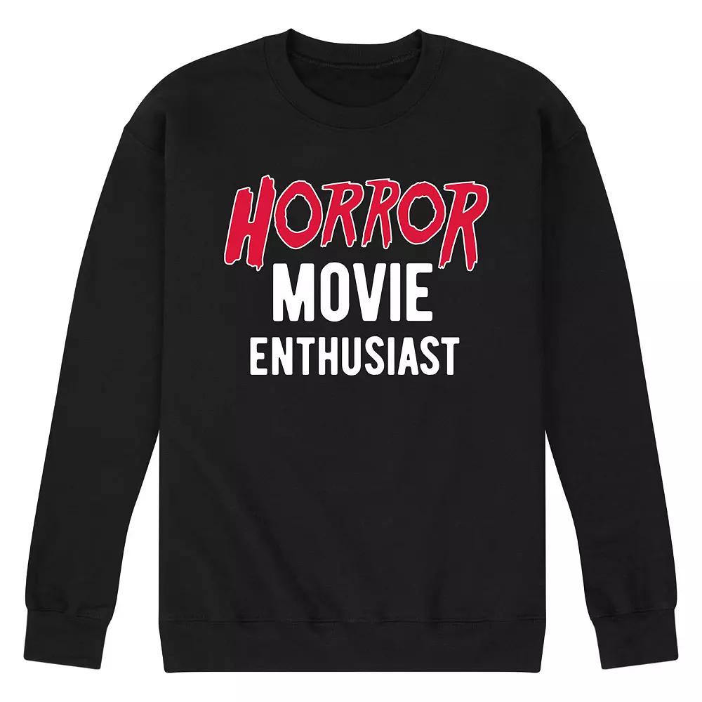 Men's Horror Movie Enthusiast Sweatshirt,  Product Image