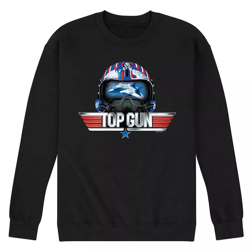 Men's Top Gun Maverick Helmet Sweatshirt,  Product Image