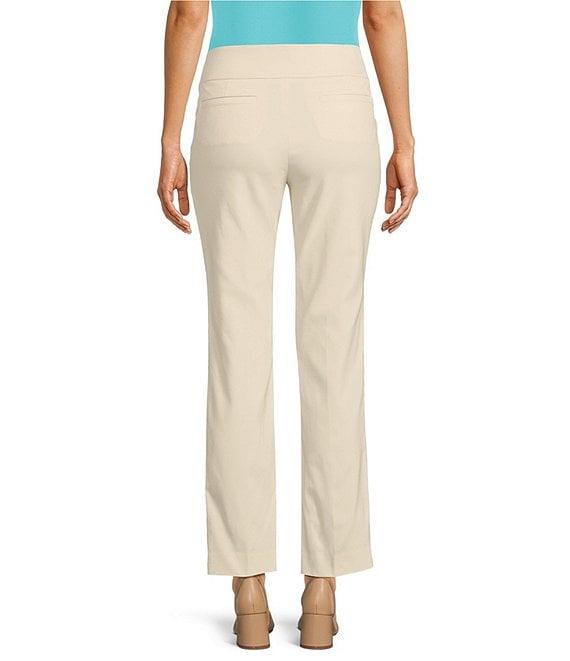 Jones New York Twill Pull-On Slim Leg Pants Product Image
