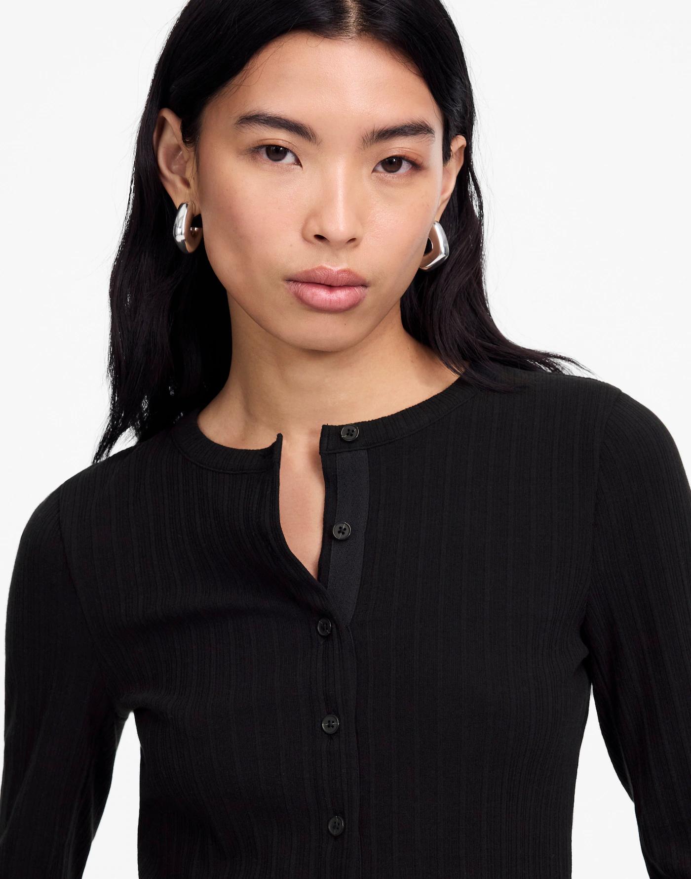 Flared-Sleeve Cardigan Product Image