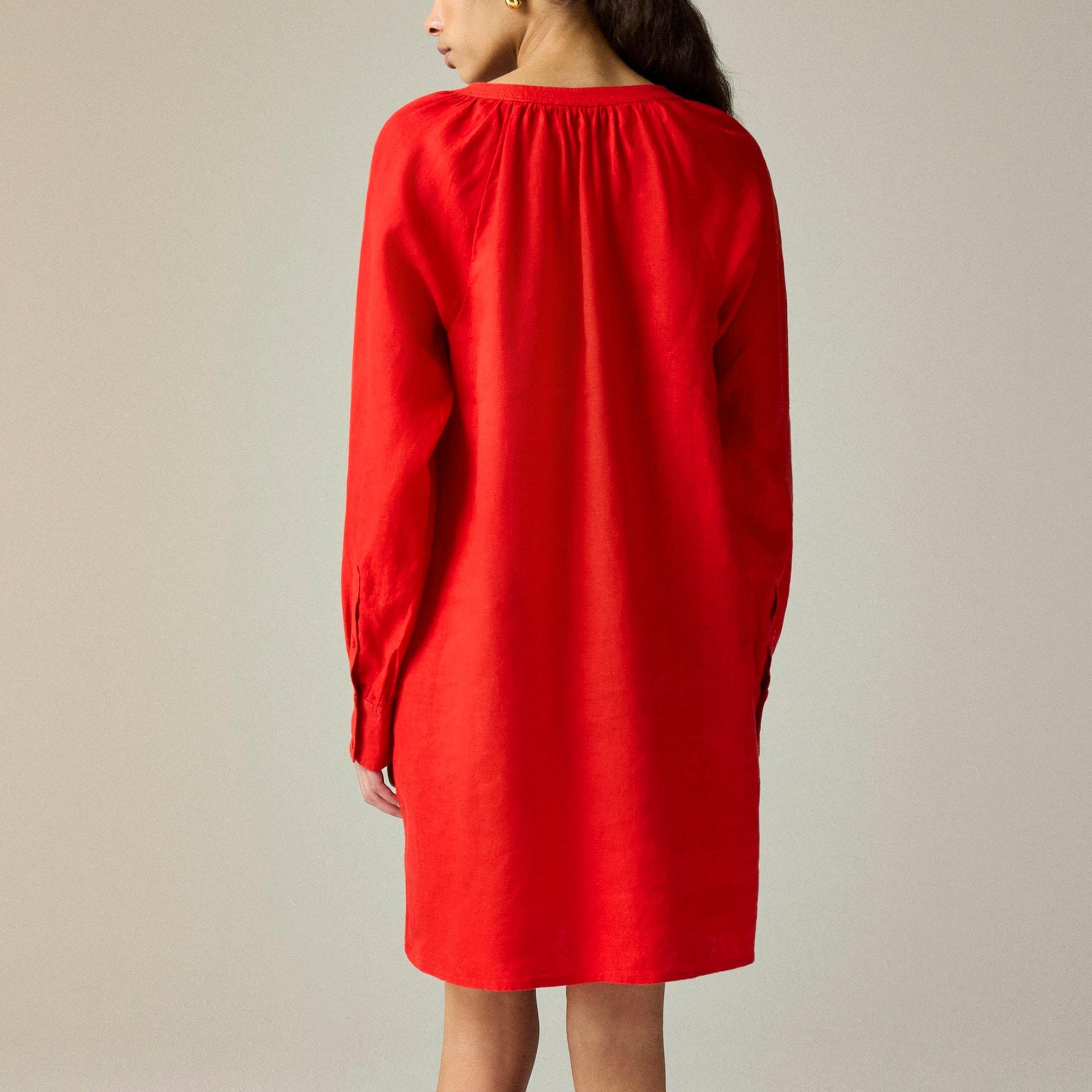 Cabana mini dress in linen Product Image