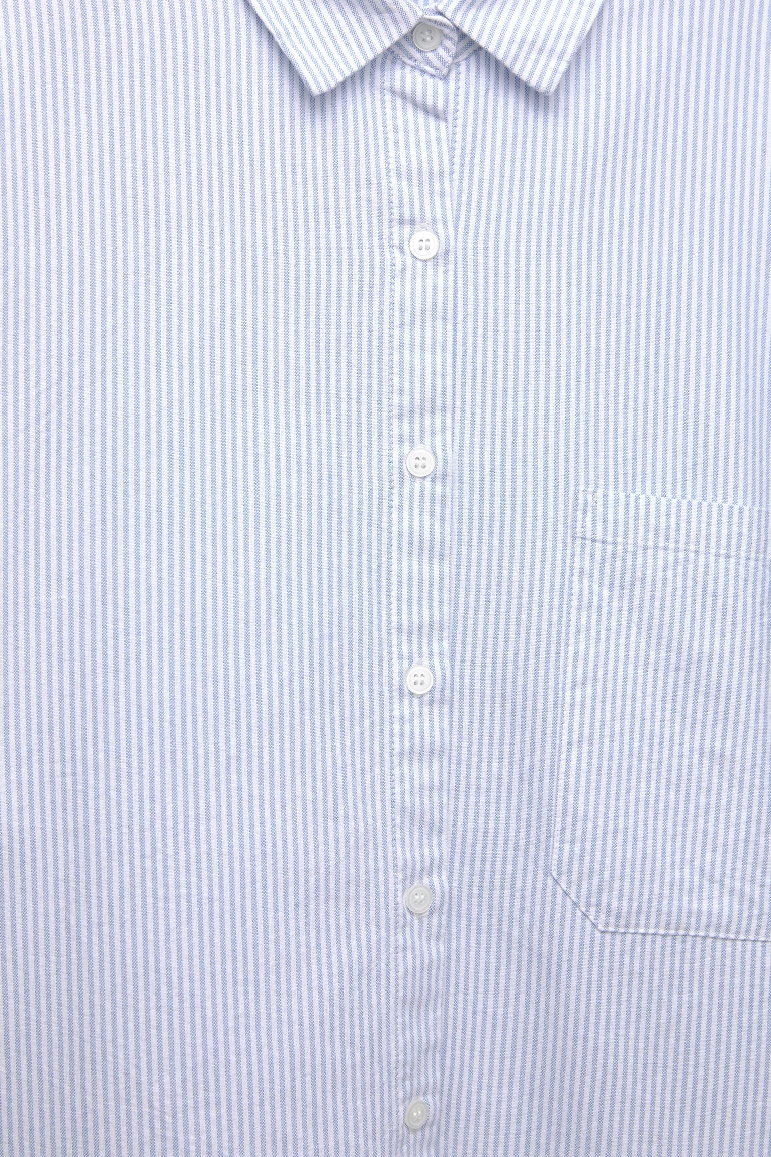 Striped shirt with pocket Product Image