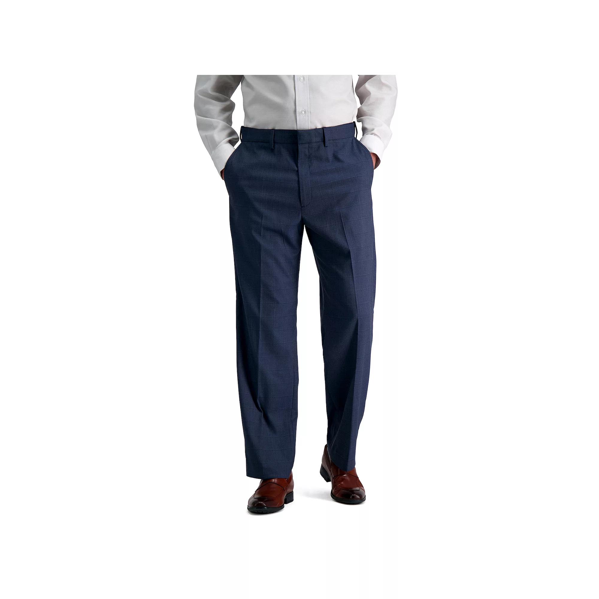 Men's Haggar® Premium Classic-Fit Flat-Front Stretch Suit Pants,  Product Image