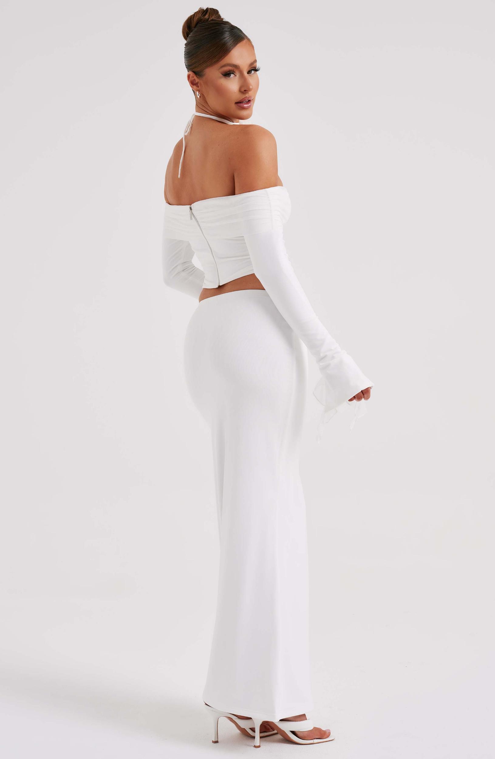 Deema Maxi Skirt - Ivory Product Image