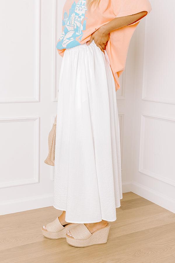 The Eleanor High Waist Midi Skirt Product Image
