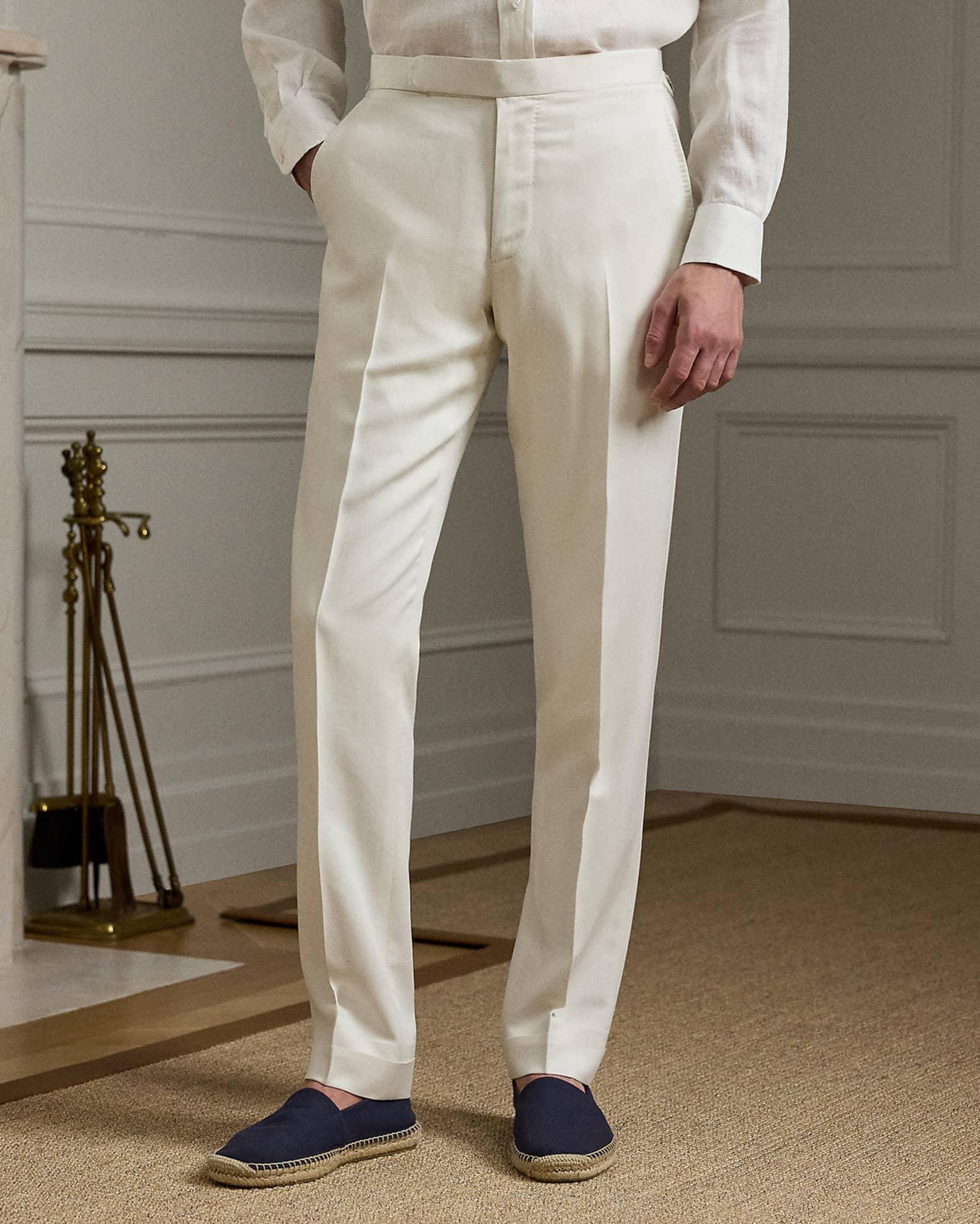 Men's NM X RL Gregory Handmade Silk Trousers Product Image